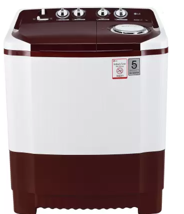 LG 7 kg Semi Automatic Top Load Washing Machine Maroon White P7010RRAA
